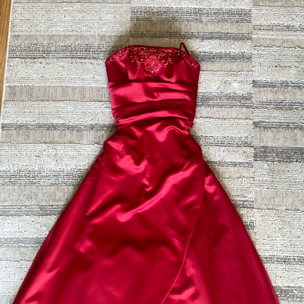 Red dress